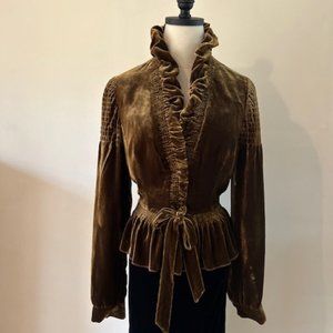 Vintage Betsey Johnson New York Velvet Jacket